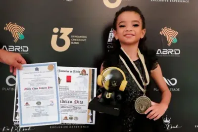Maria Pita: Cantora Mirim Gospel é homenageada em noite de gala no Copacabana Palace