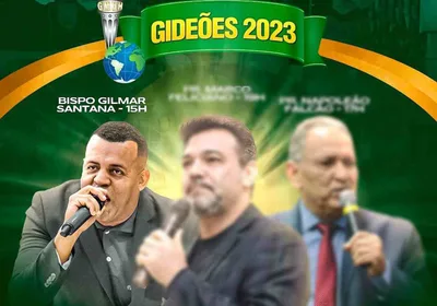 Bispo Gilmar Santana prega neste sábado 29, no Gideões Missionários
