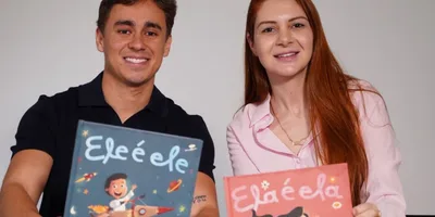 Nikolas Ferreira e Ana Campagnolo lançam livros infantis em combate à identidade de gênero