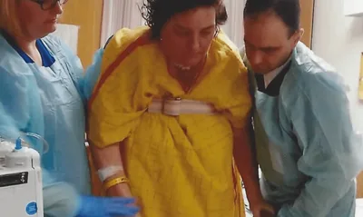 "Milagre", diz médico após mulher sobreviver arompimento de aneurisma