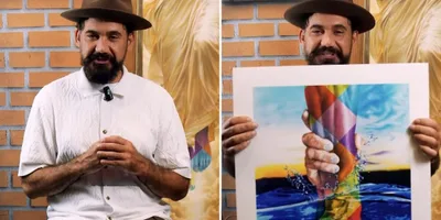 Kobra conta como Deus transformou luto em inspiração para pintar “A Mão de Deus”