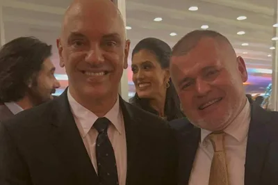 Paulo Marcelo elogia Alexandre de Moraes em encontro inusitado