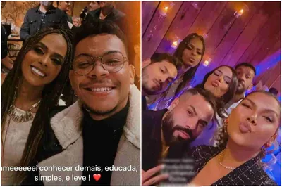 Encontro de Jotta A, Jessé Aguiar e grupo Kemuel chama a atenção da web