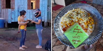 Jovens fazem delivery para atrair quem deixou de ir à igreja: \"O pedaço que falta é você\"