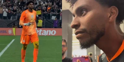 Após levar Corinthians à final da Copa, Hugo Souza diz: \"Sem Jesus, a gente não é nada\"