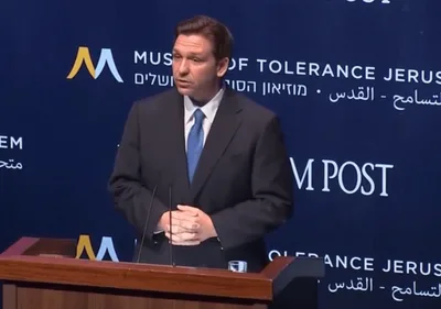 DeSantis, possível candidato à presidência dos EUA, chama Jerusalém de “eterna capital”