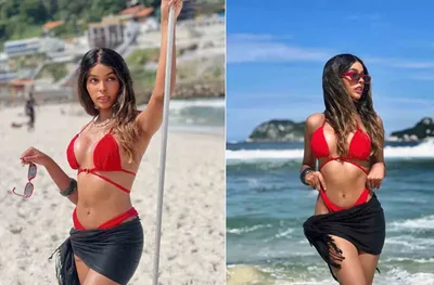 Ex-cantor gospel Jotta A, exibe corpão em dia de praia e recebe elogios: “Gostosa”