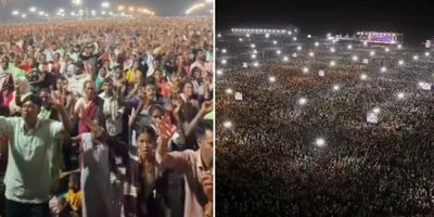 Cruzada atrai milhares de pessoas para adorar Jesus na Índia: “Fome pela presença”