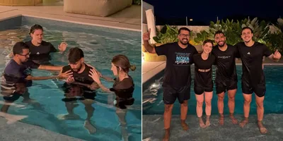 Lucas Paquetá aceita Jesus e é batizado no Rio de Janeiro: \"Cristo vive em mim\"