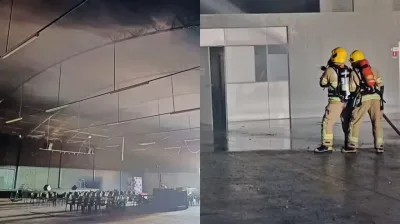 Incêndio atinge prédio da Igreja Lagoinha em MG