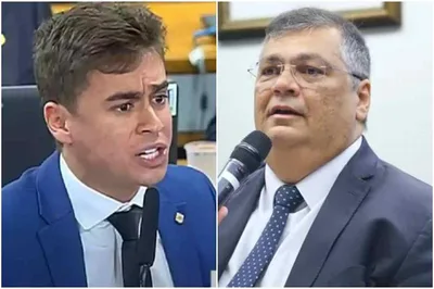 Nikolas Ferreira e Flávio Dino trocam acusações e causam bate-boca na Câmara