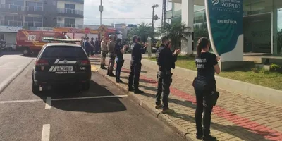 Militares fazem momento de oração por pacientes com coronavírus
