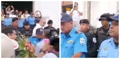 Policiais impedem fiéis de irem à igreja na Nicarágua