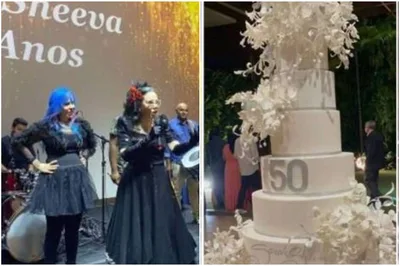 Sarah Sheeva celebra aniversário de 50 anos com “Baile da Realeza”