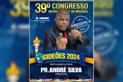 Pr. André Silva prega no Gideões e fiéis ficam impactados; “Foi extraordinário”