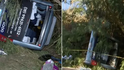 Ônibus de igreja sofre acidente e deixa 3 vítimas no Paraná