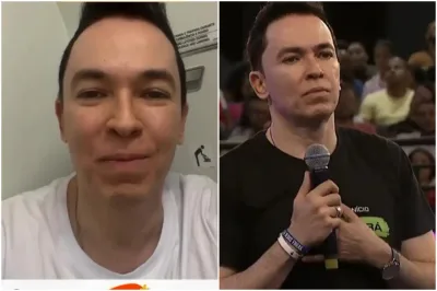 Lucinho Barreto grava vídeo e se defende após dizer que beijou a boca da filha; "Quem me conhece, sabe"