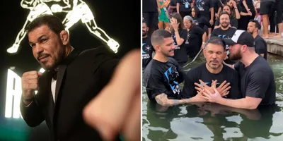 Minotauro do MMA é batizado: \"Mesmo com os títulos, faltava algo\"