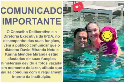 Urgente! IPDA afasta Davi Miranda Neto por foto em piscina