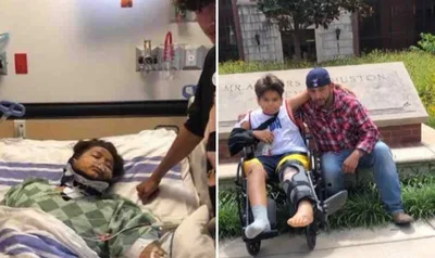 "Sou grato a Deus porque não morri", diz criança atropelada por uma caminhonete | Notícias Gospel