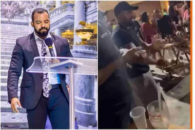 Pastor baladeiro é flagrado novamente na porta de casa noturna