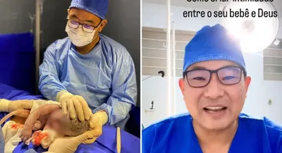 Obstetra cristão ora por bebês ao nascerem: "Apresento a Deus"