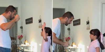 Pai inspira ao encorajar filha com a Bíblia: ‘Você é vencedora em Cristo Jesus’