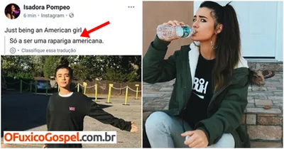 Isadora Pompeo passa vexame com legenda nas redes sociais