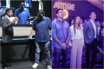 No culto em que orou por Paes, Josué Valandro abençoou a campanha de Ramagem