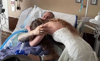 Mulher realiza casamento na UTI para que avô pudesse participar