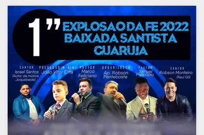 Explosão da Fé 2022 acontecerá de 2 a 5 de setembro no Guarujá