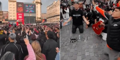 Cristãos louvam a Deus em praça na Argentina: ‘Levantamos um altar de adoração’