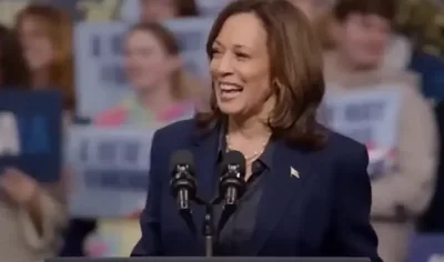 Kamala Harris debocha de cristãos que gritaram "Jesus é Rei": "Estão no comício errado"