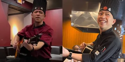 Chef toca e canta louvor para clientes em restaurante nos EUA: \"O Senhor seja louvado\"