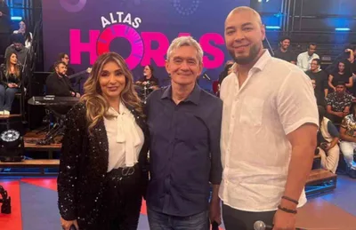 Soraya Moraes e Ton Carfi são criticados por participação no Altas Horas