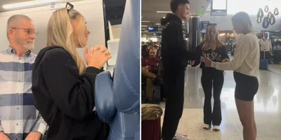 Cristã ora por passageiros em aeroporto: “Deus me pediu para fazer isso”