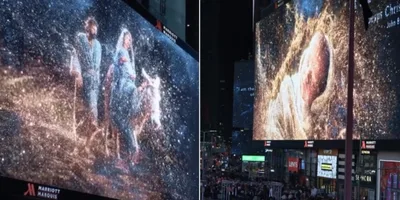 Nascimento de Jesus é exibido em outdoors da Times Square: \"Cristo é a razão do Natal\"