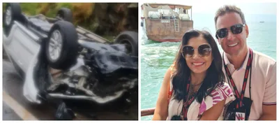 Eyshila e Odilon sofrem acidente durante viagem: ‘Grande foi o livramento'