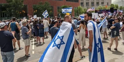 Movimento pró-Israel reúne centenas de pessoas nas ruas de Nova York