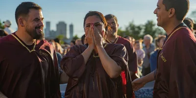 Igreja evangélica batiza 350 pessoas em um único dia no Paraguai
