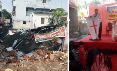 Igreja foi destruída na Índia sob falsa acusação de nacionalistas
