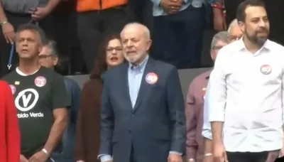 Carreata de Lula e Boulos tem defesa ao comunismo, ao aborto e à legalização das drogas