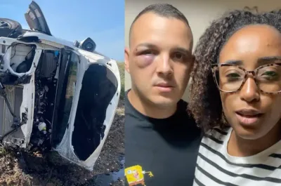 Dias antes de morrer afogado, marido de Sulamita sofreu acidente de carro