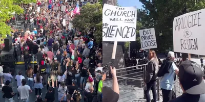 Adoração continua em Seattle após protesto contra evento cristão: \"A Igreja está viva\"