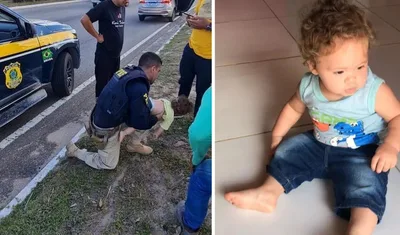 “Anjos enviados por Deus”, diz mãe após policiais salvarem seu bebê