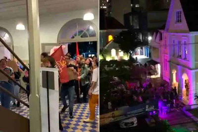 Estudantes invadem igreja em protesto contra professora demitida