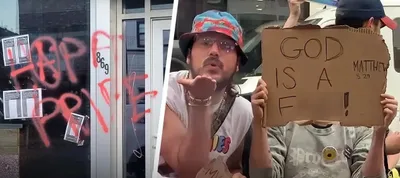 Comunistas e ativistas LGBTQ atacaram cafeteria cristã: "É Guerra Espiritual'