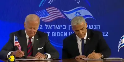 Biden assina 'Declaração de Jerusalém', prometendo barrar armas nucleares do Irã
