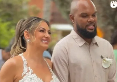 Casamento de Aryanne Marques em ilha teve DJ, champanhe e muito luxo