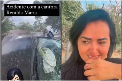 Urgente: Cantora gospel Renilda Maria sofre grave acidente de carro